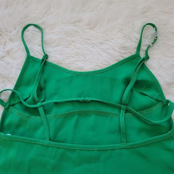 Medium Revolve Superdown Lola Strappy Back Green Top - Picture 6 of 10